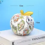 Colorful Apple Ornament tag1