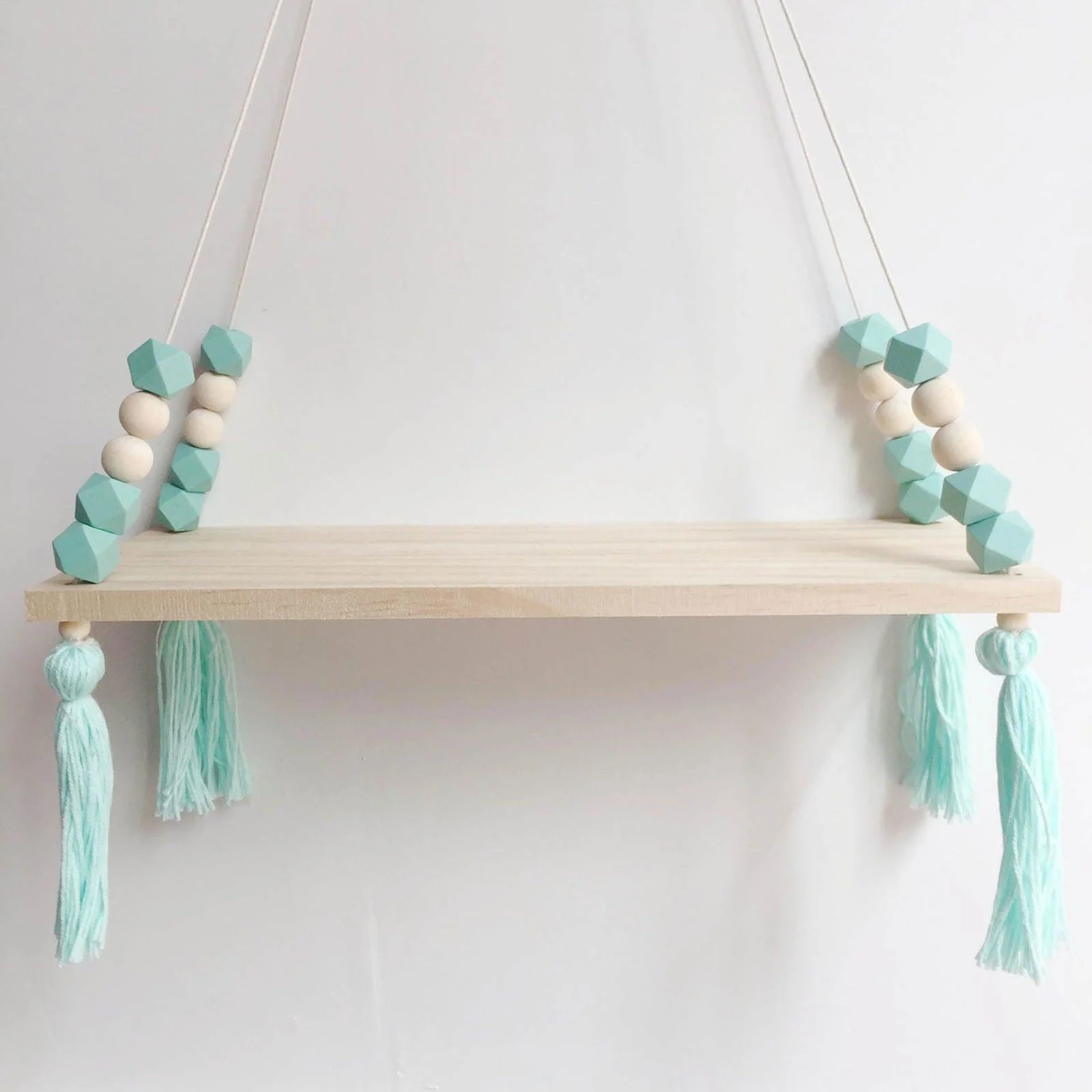 Colorful Beads Tassel Kids Room Wall Shelf -  - #tag1#