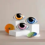 Colorful Eyes Sculpture Colorful Eyes tag1