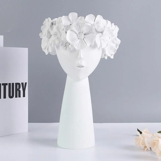 Colorful Flower Crown Vase -