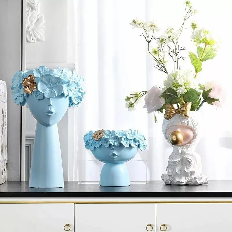 Colorful Flower Crown Vase -