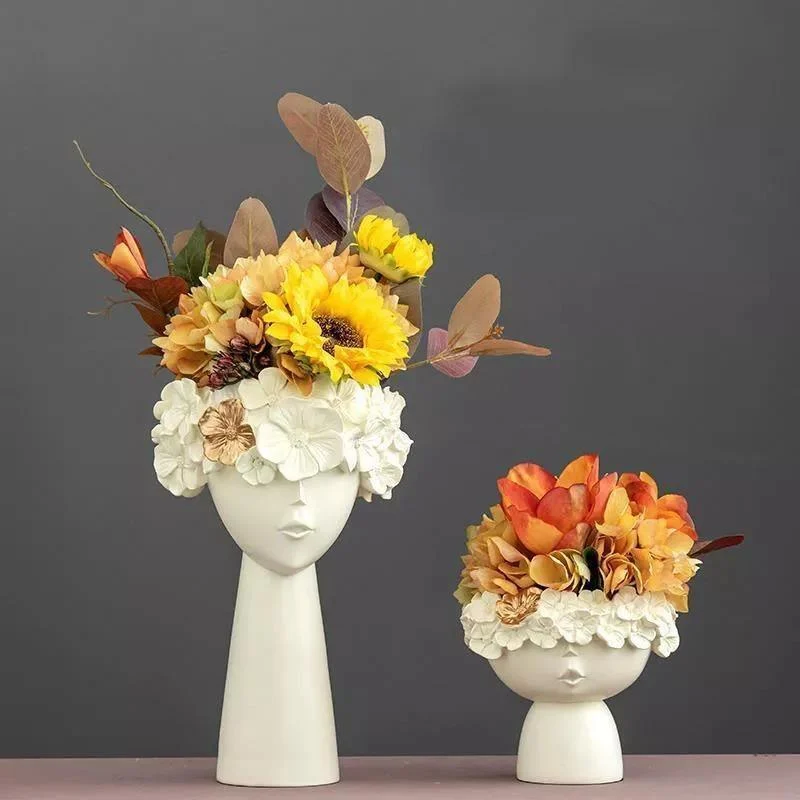 Colorful Flower Crown Vase -