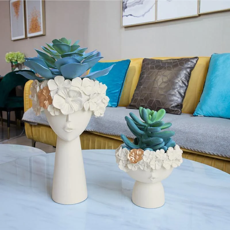 Colorful Flower Crown Vase -