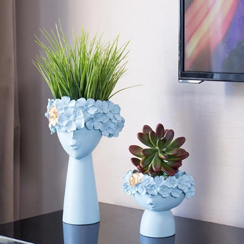 Colorful Flower Crown Vase -
