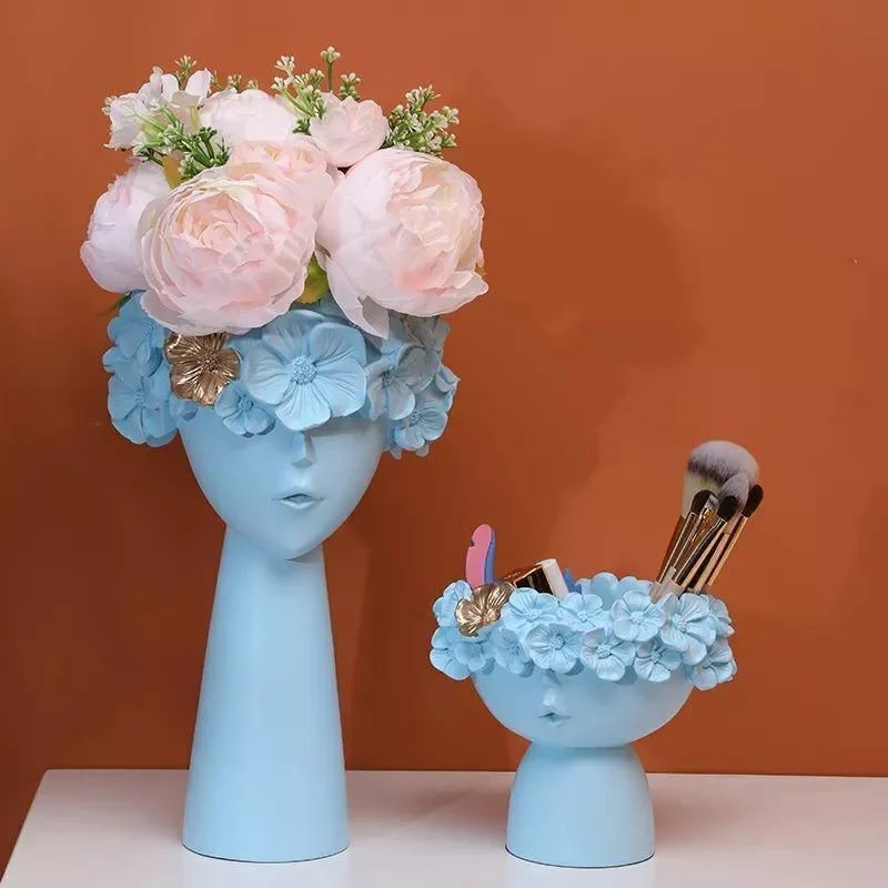 Colorful Flower Crown Vase -