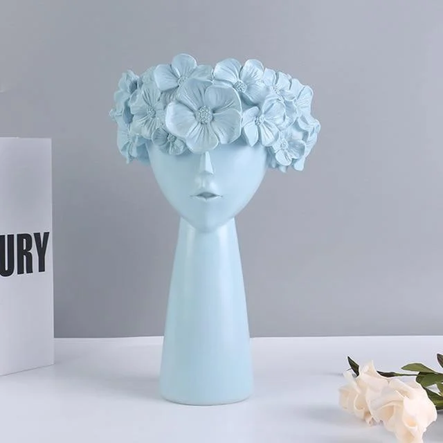 Colorful Flower Crown Vase -
