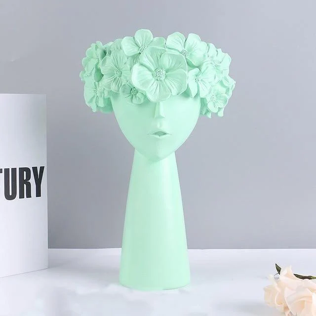 Colorful Flower Crown Vase -