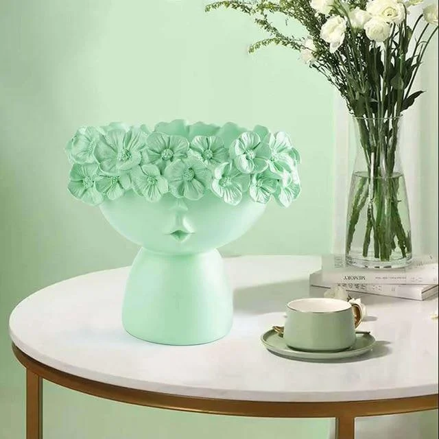 Colorful Flower Crown Vase -
