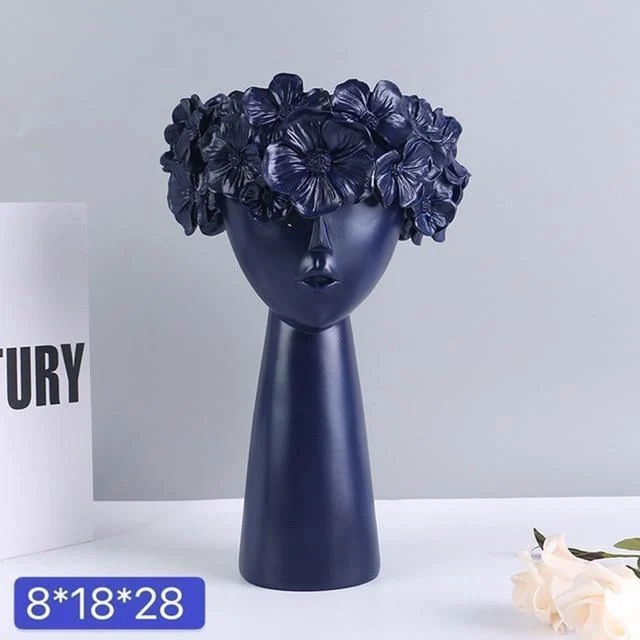 Colorful Flower Crown Vase -