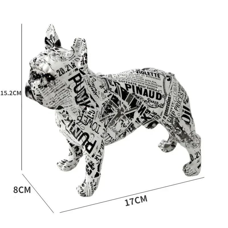 Colorful French Bulldog Sculpture -  - #tag1#