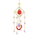 Colorful Gravel Decorative Pendant tag1