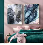 Colorful Ink Canvas Art tag1