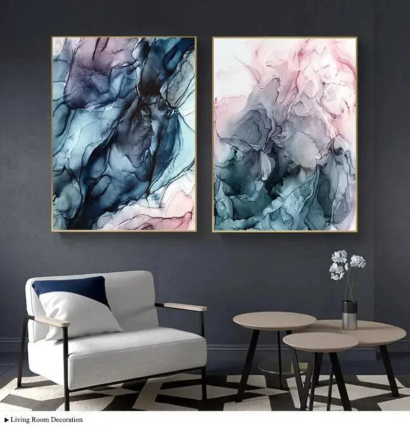 Colorful Ink Canvas Art -  - #tag1#