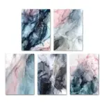 Colorful Ink Canvas Art tag1