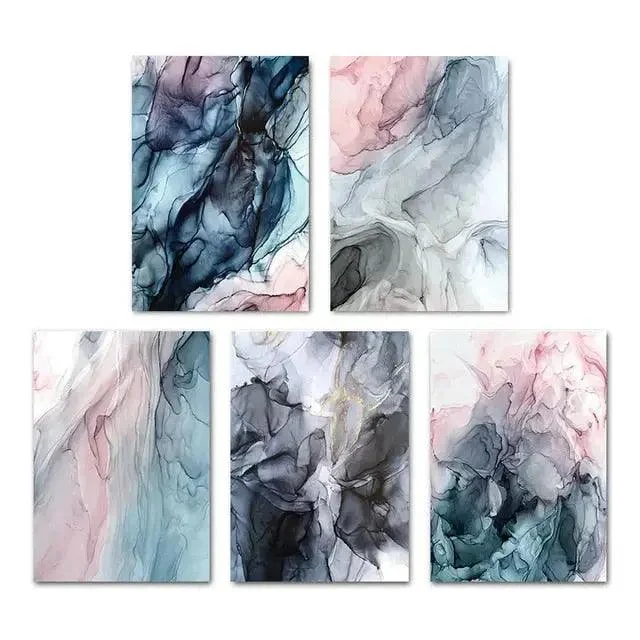 Colorful Ink Canvas Art -  - #tag1#