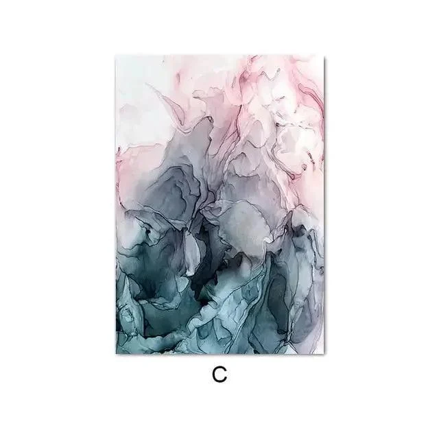Colorful Ink Canvas Art -  - #tag1#