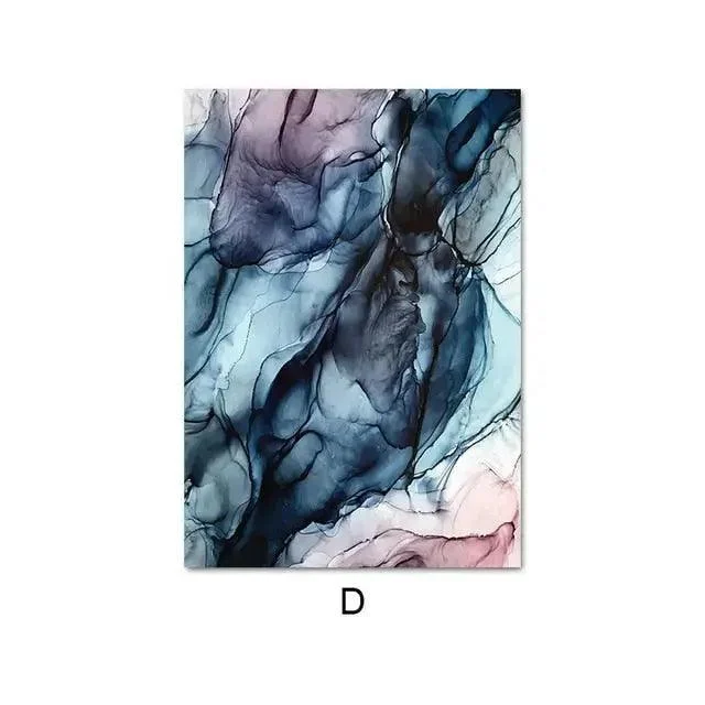 Colorful Ink Canvas Art -  - #tag1#