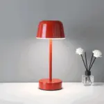 Colorful LED table lamp in retro design wireless USB tag1