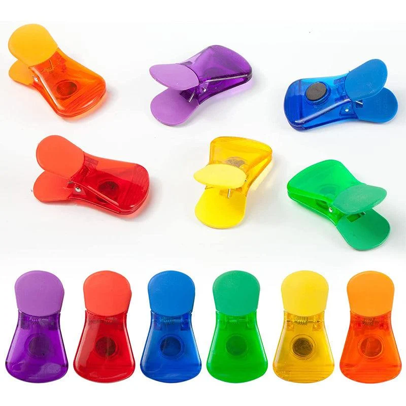 Colorful Magnetic Food Sealing Clips(6 pcs) -  - #tag1#