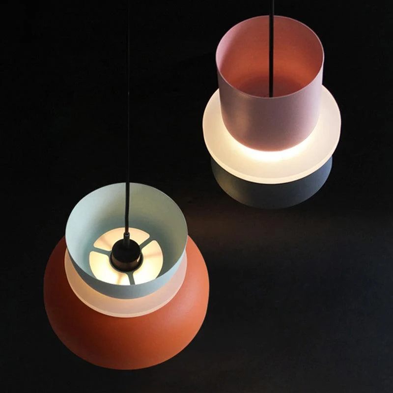 Colorful Modern Pendant Lamp LED Macaron Style -  - #tag1#