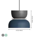 Colorful Modern Pendant Lamp LED Macaron Style tag1