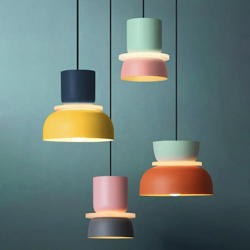 Colorful Modern Pendant Lamp LED Macaron Style -  - #tag1#