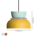 Colorful Modern Pendant Lamp LED Macaron Style tag1