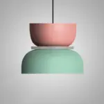 Colorful Modern Pendant Lamp LED Macaron Style tag1