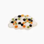 Colorful Moss Tufted Rug