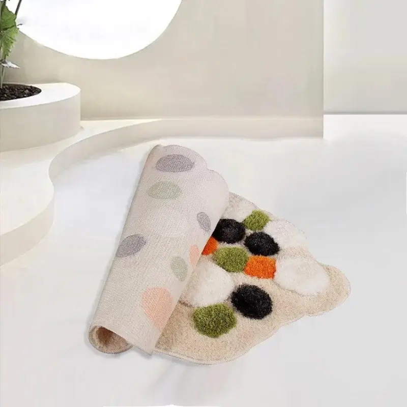 Colorful Moss Tufted Rug