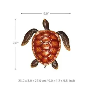 Colorful Sea Turtle Home Wall Decor - Add a Coastal Touch to Your Home