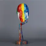 Colorful_Thinking_Face_Decorative_Figurine_-_-4163332 Colorful Thinking Face Decorative Figurine