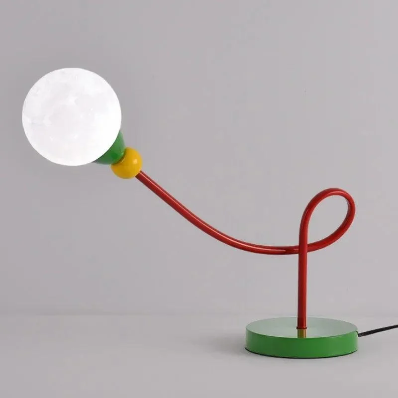Colorful Wired Moon Lamp -