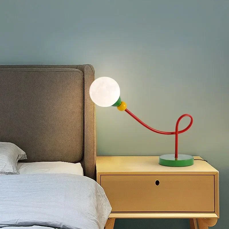 Colorful Wired Moon Lamp -