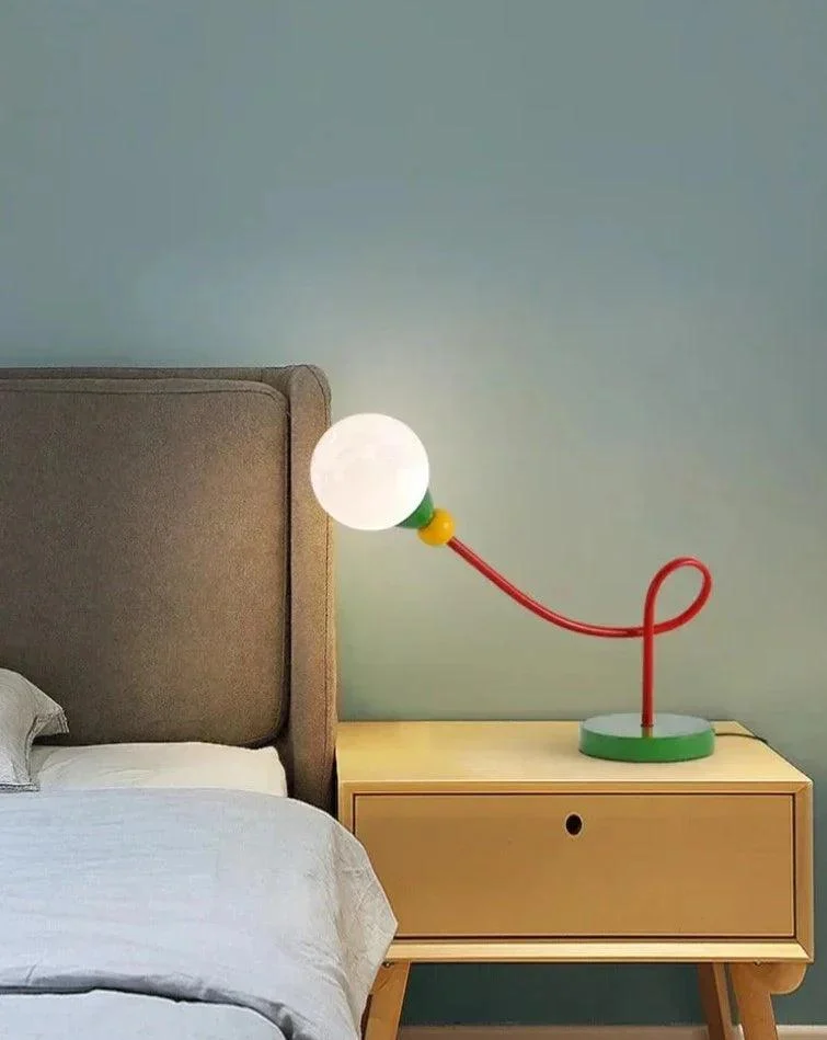 Colorful Wired Moon Lamp -