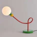 Colorful Wired Moon Lamp