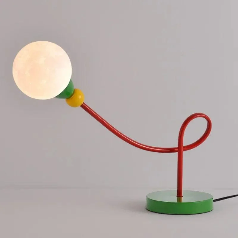 Colorful Wired Moon Lamp -