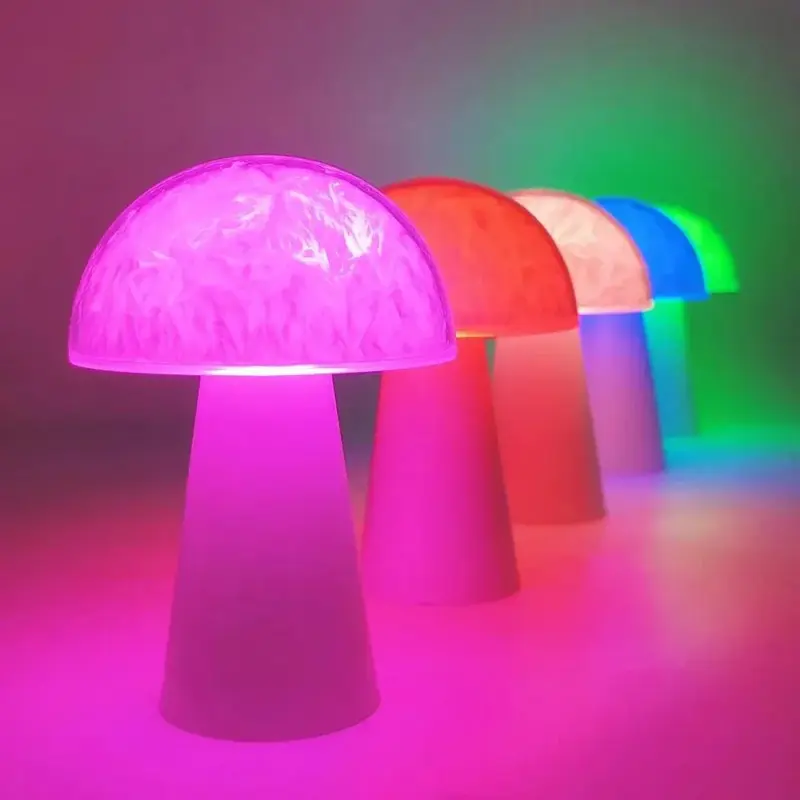 Colour Changing LED Mushroom Lamp tag1