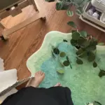 Colour Gradient Soft Fluffy Rug tag1