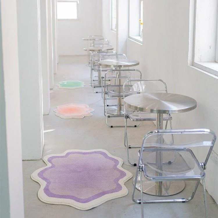 Colour Gradient Soft Fluffy Rug -  - #tag1#