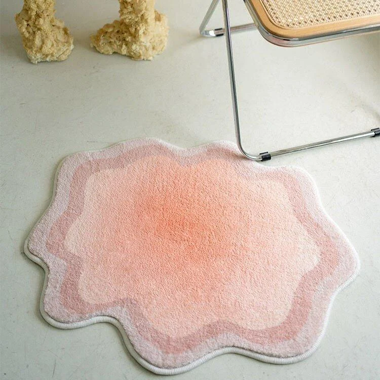Colour Gradient Soft Fluffy Rug -  - #tag1#