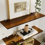 Coloured Acrylic Wall Mounted Storage Shelves tag1