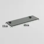 Coloured Acrylic Wall Mounted Storage Shelves tag1