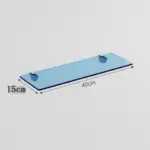 Coloured Acrylic Wall Mounted Storage Shelves tag1