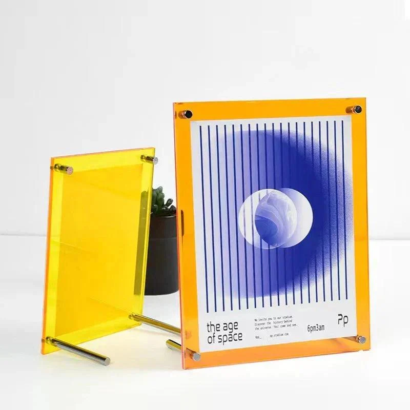 Coloured Frameless Picture Frame -  - #tag1#