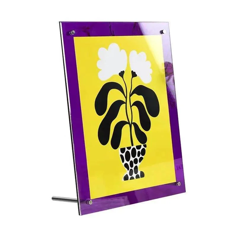 Coloured Frameless Picture Frame -  - #tag1#