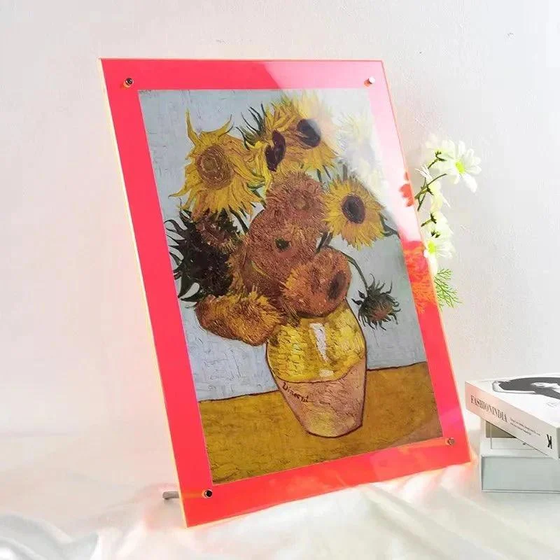 Coloured Frameless Picture Frame -  - #tag1#