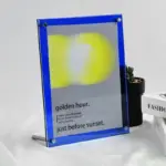 Coloured Frameless Picture Frame tag1