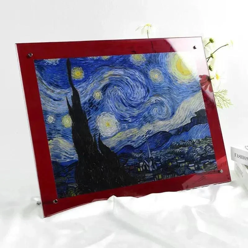 Coloured Frameless Picture Frame -  - #tag1#