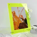 Coloured Frameless Picture Frame tag1